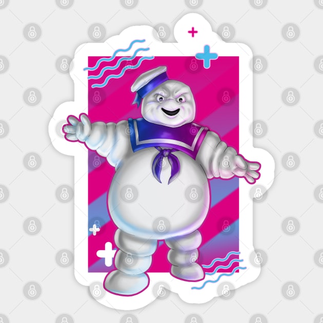 Stay Puft Sticker by ekkimu